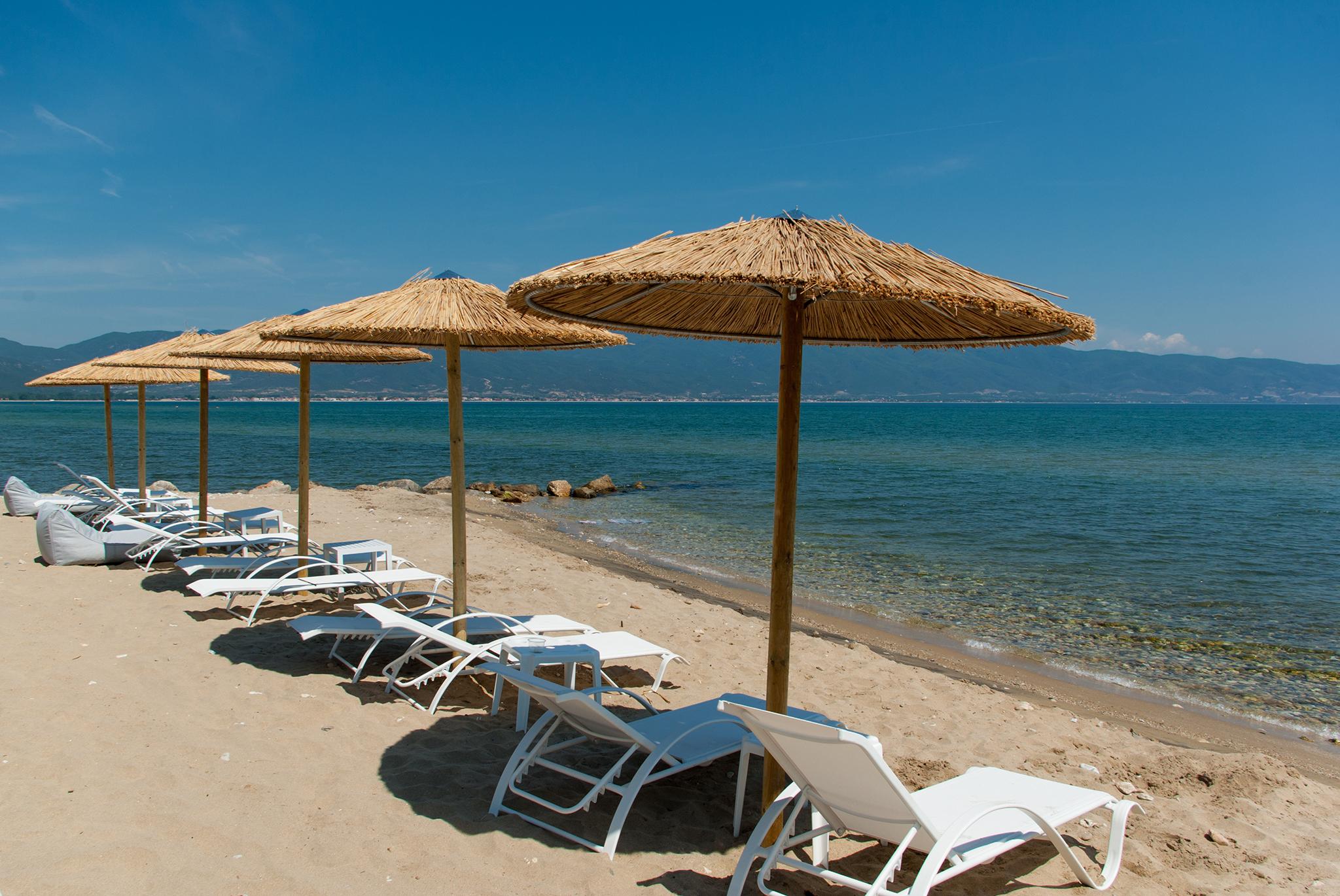 Calma Beach Hotel Stavros (Thessaloniki) Exterior foto