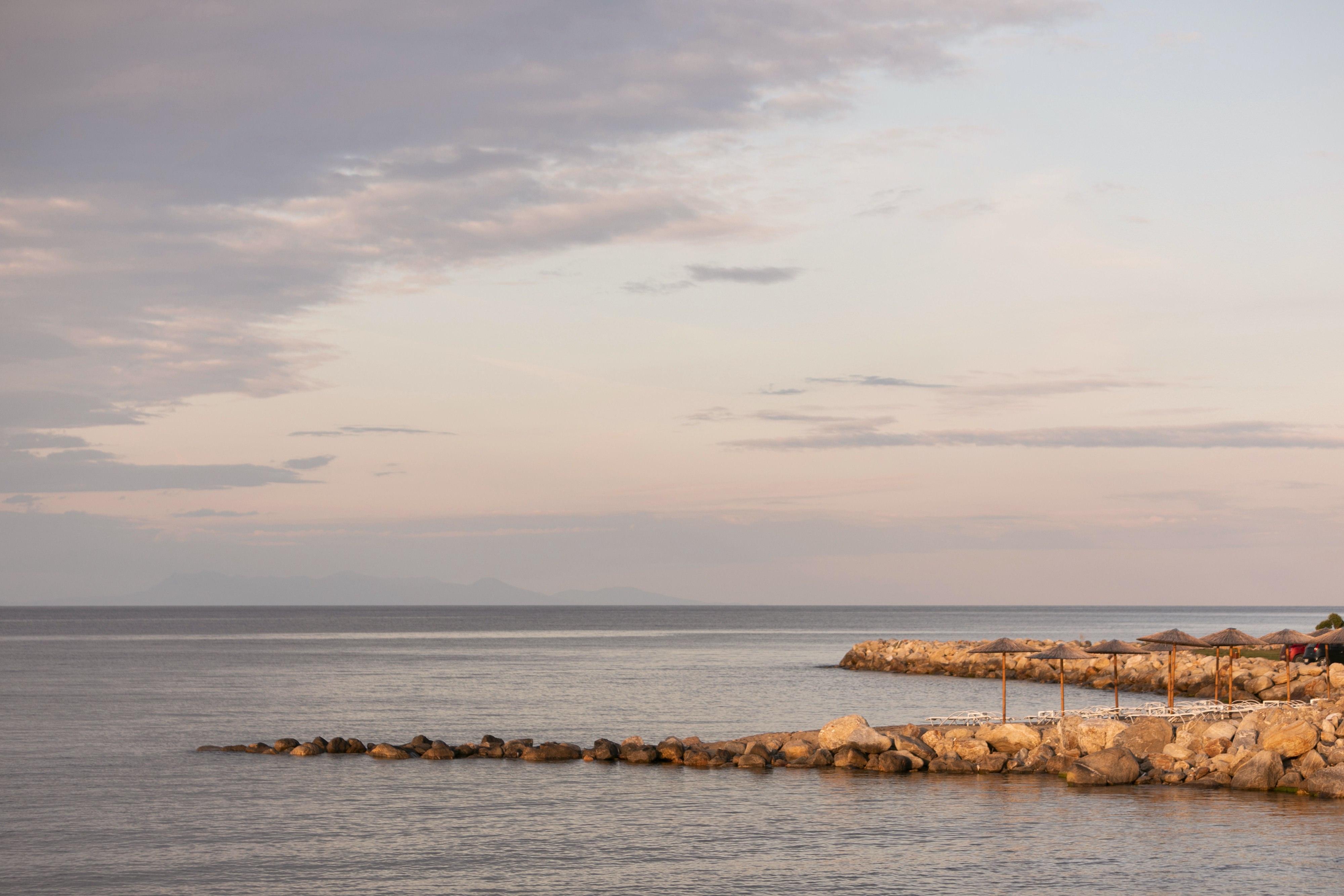 Calma Beach Hotel Stavros (Thessaloniki) Exterior foto